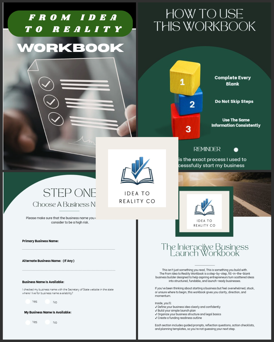 From Idea To Reality Workbook