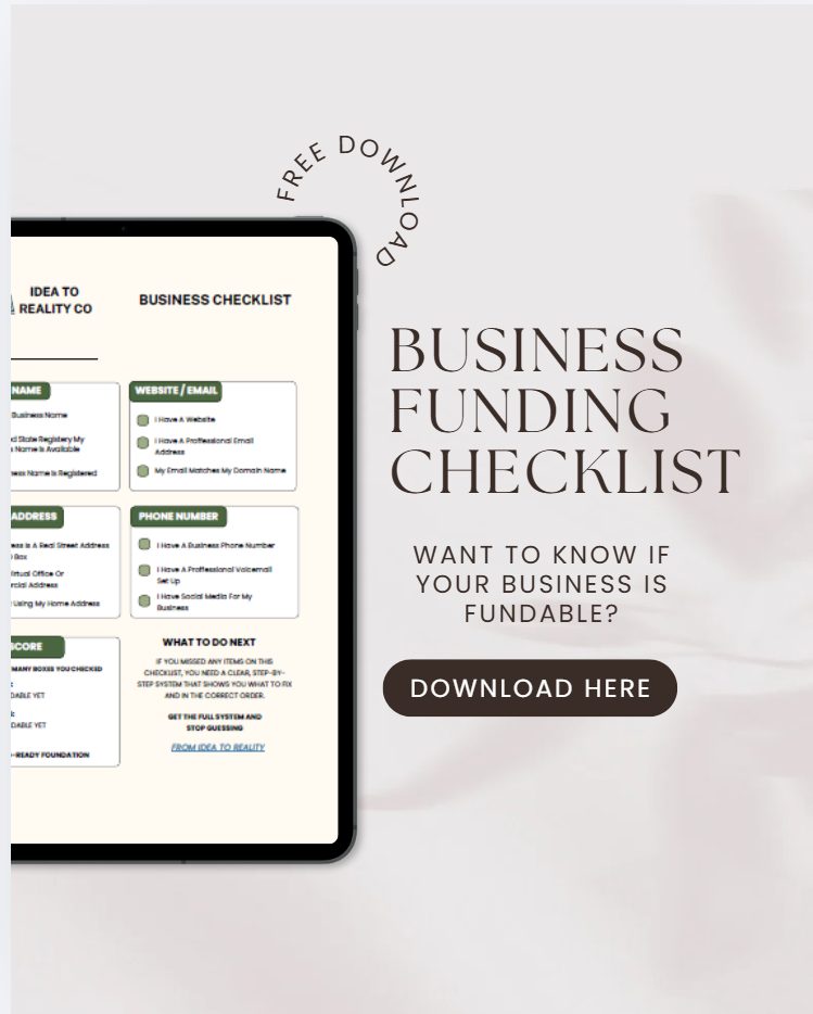 Funding Readiness Checklist