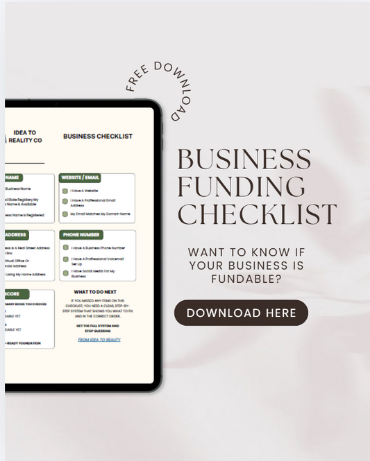 Funding Readiness Checklist